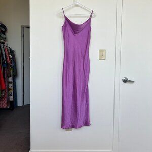 Steve Madden Purple Midi Slip Dress Size Small